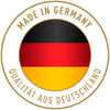 Engineered, produced and tested in Germany 100% Made in Germany