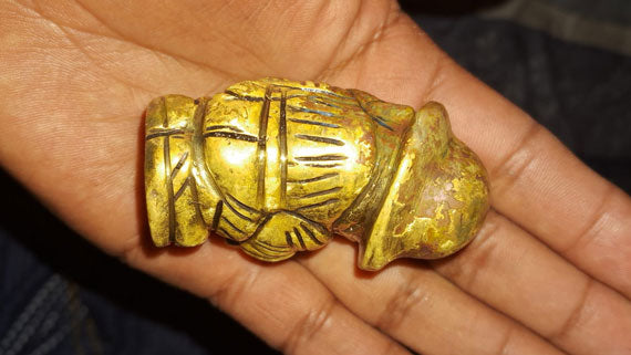 Colonial Era Gold Artifact detected in South America with OKM Bionic X4
